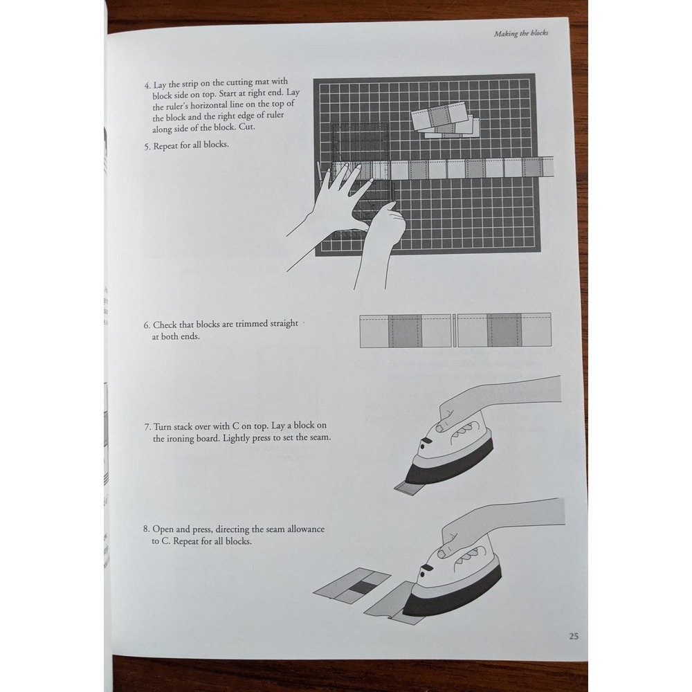 Courthouse Steps Quilt Pattern Book - Picture 4 of 5
